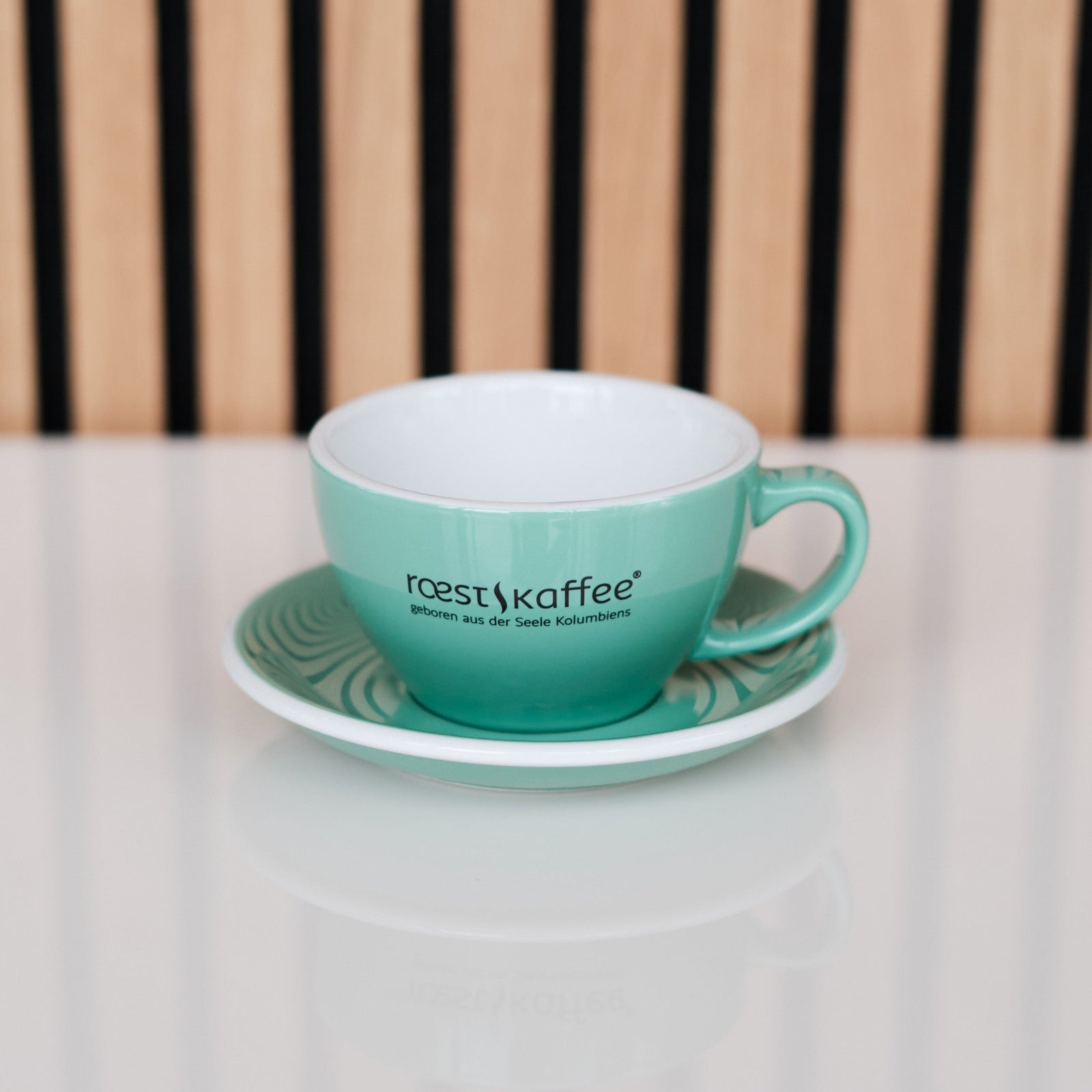 roestkaffee Tasse Cappuccino blau